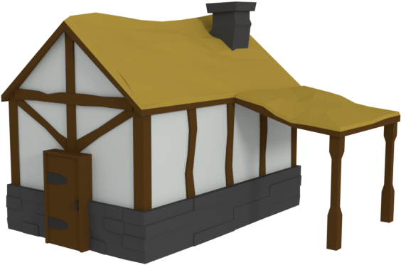 Low Poly Medieval Farm House Assets - Itch.io (960x540)