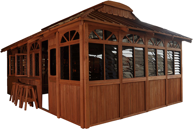 14' X 22' Swim Spa Tea House Gazebo - Spa (807x600)
