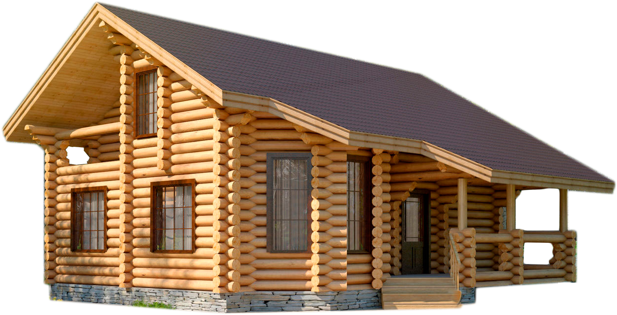 House From The Outside - Wood Cylinder House (1280x853)