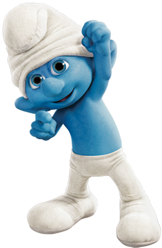 Mu Man Smurf - Mu Man Smurf (332x522)