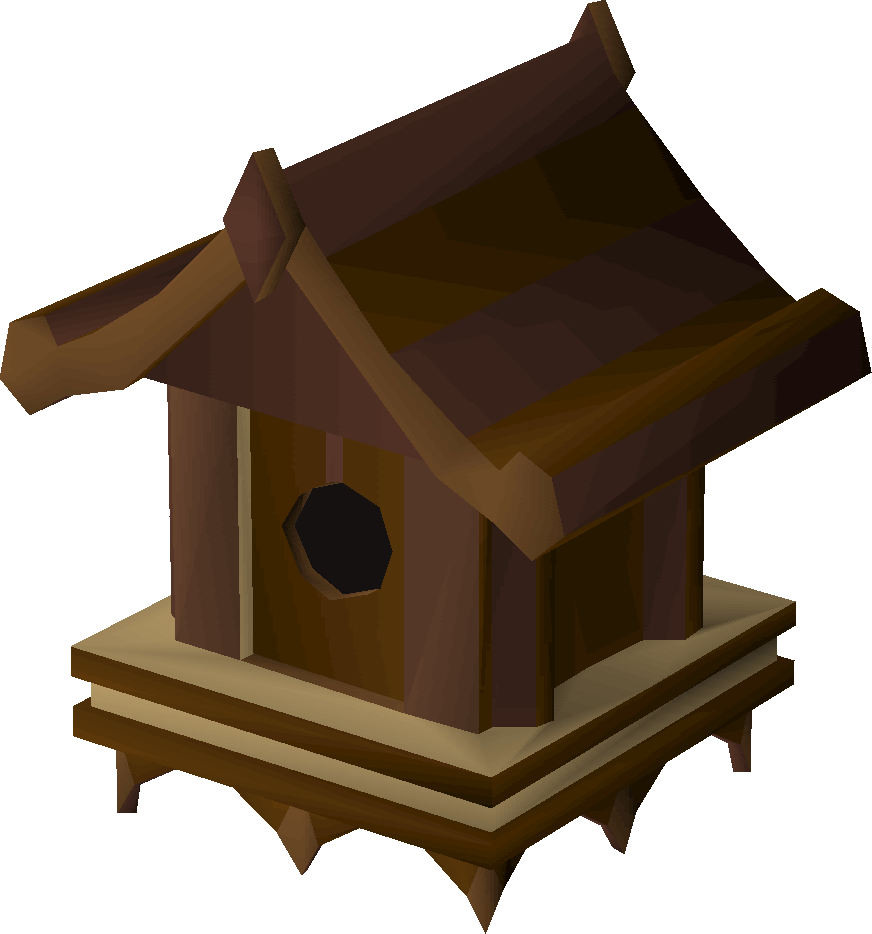 Mahogany Bird House Detail - Birdhouse With Special Roof (872x934)