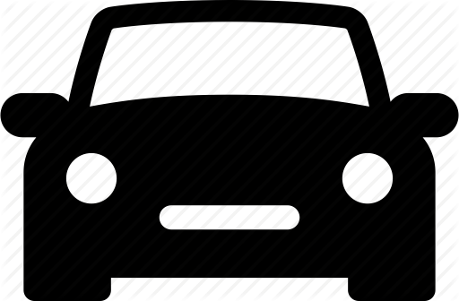 Car Front View Icon (512x336)