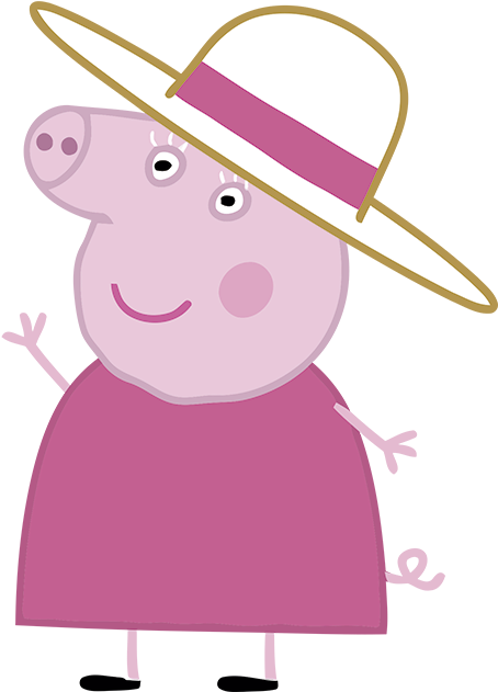 Incluimos, Invitaciones De Geoge E Invitaciones De - Peppa Pig Granny (505x673)