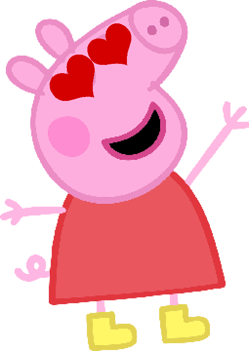 Peppa Pig Love - Peppa Pig Blowing Bubbles (510x720)