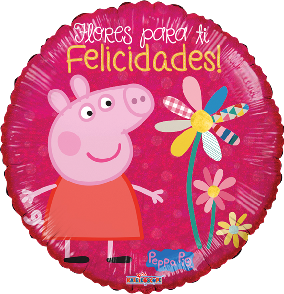 Buscar - 18" Cti Brand Pink Circle - Mylar Balloons Foil (600x600)