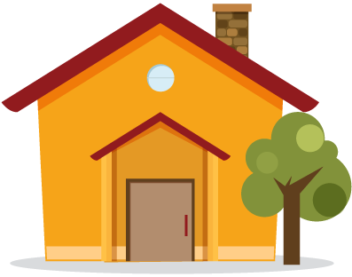 Cheap Icon Casa With Casa Png - Ge Grupo De Evangelismo (397x312)