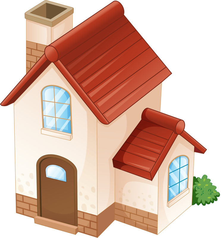 Casas & Transportes - Cartoon Children Playing On Playground (744x800)