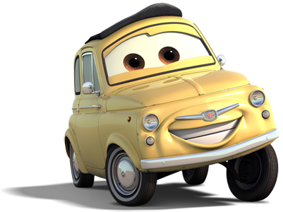 Luigi Is A Resident Of Radiator Springs, A Huge Fan - Luigi Cars (401x300)