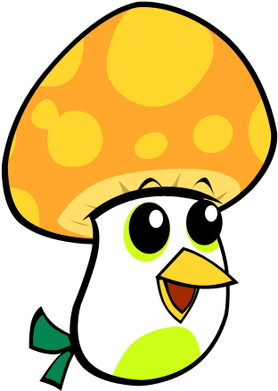 Mushroom Bird By Ekarasz - Mushroom Bird By Ekarasz (353x469)