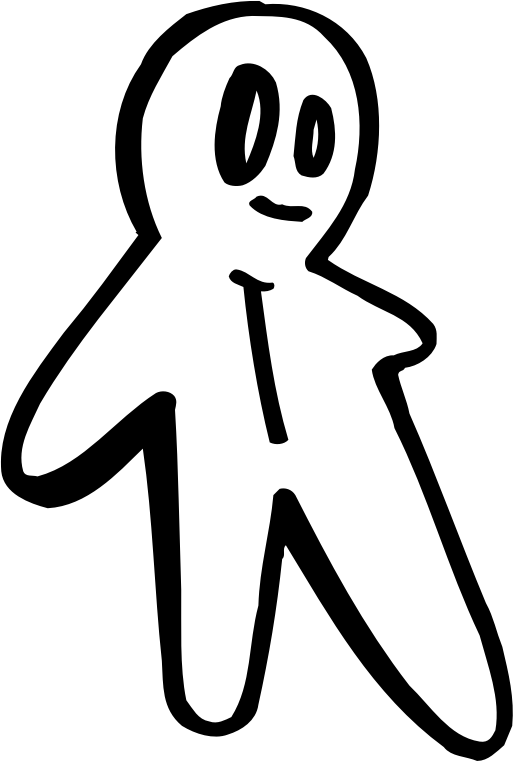 The Gingerbread Man Clip Art - Gingerbread Man (513x761)