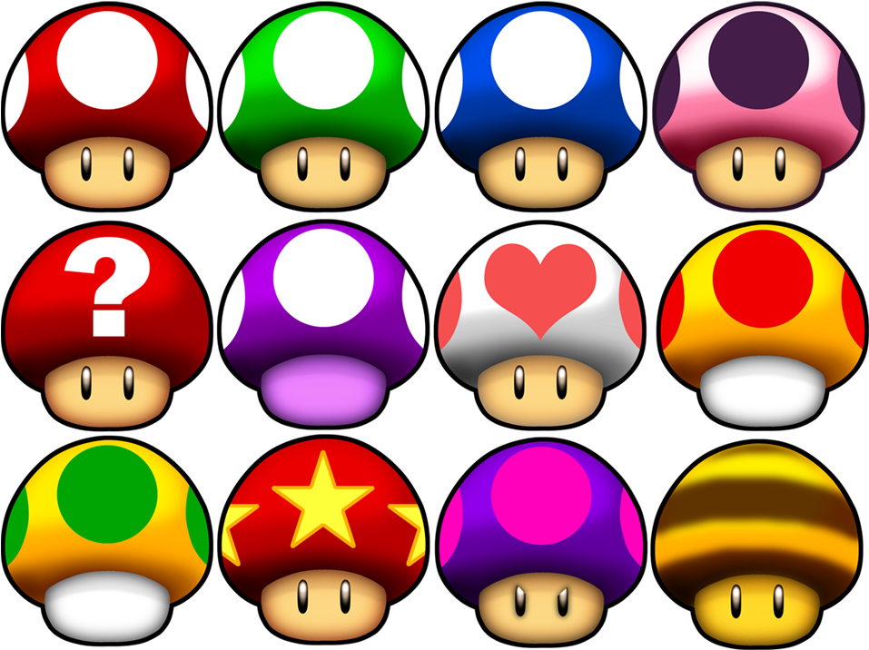 Drawn Mario Mario Mushroom - Mario Series (984x733)