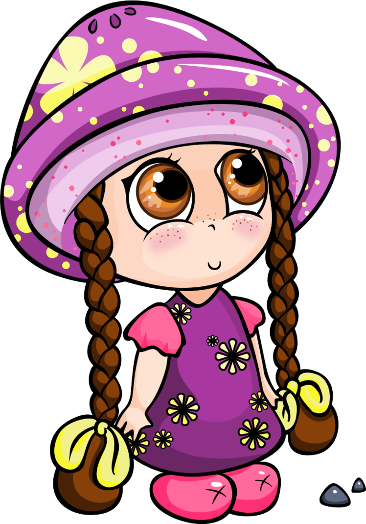 Mushroom Girl By Sorcererjafar - Art (748x1069)