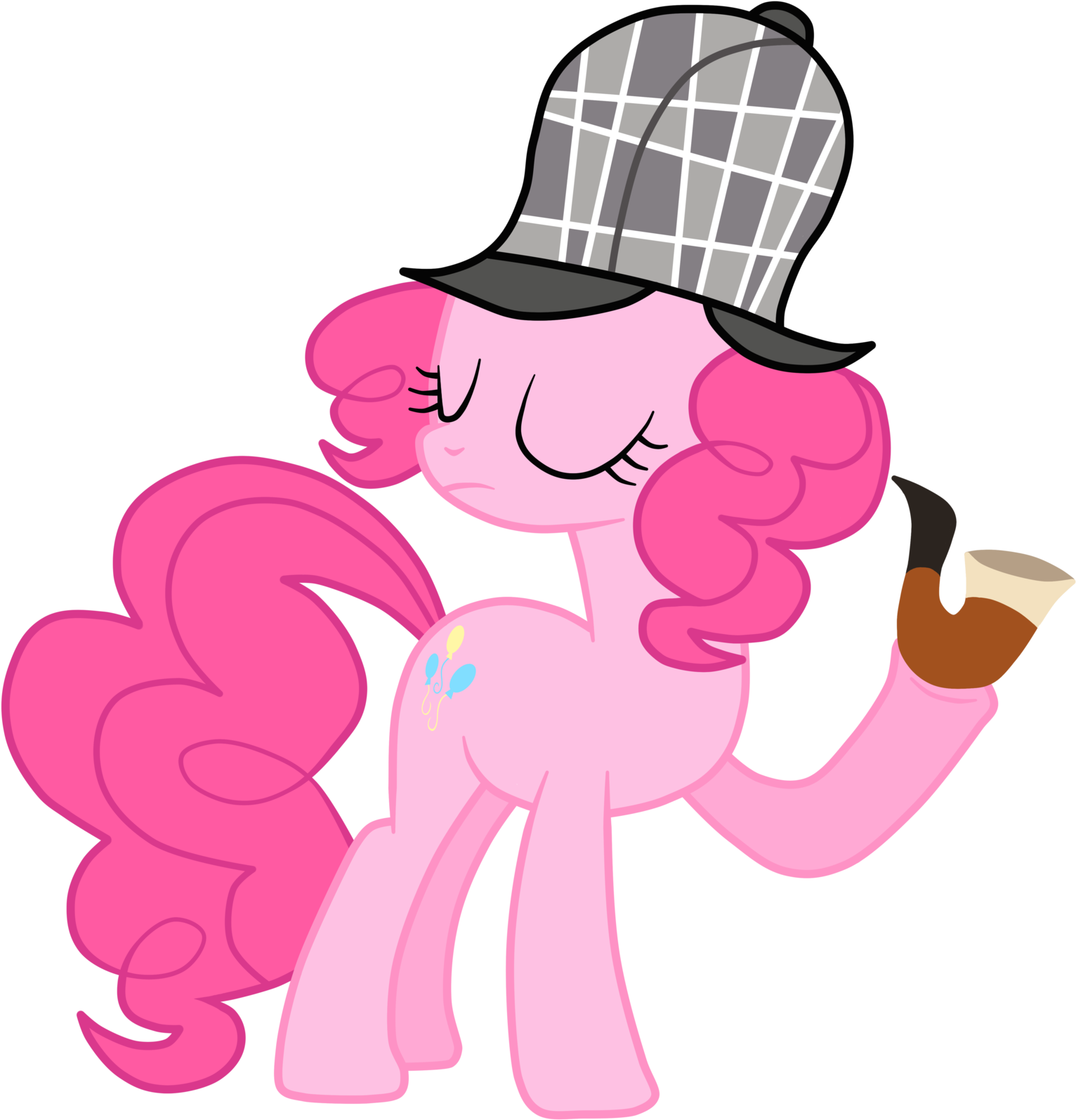 Sherlock Pinkie By Jennieoo Sherlock Pinkie By Jennieoo - Pinkie Pie Sherlock (1600x1633)