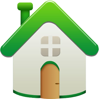 Children Activity Book - House Icon Psd (350x350)