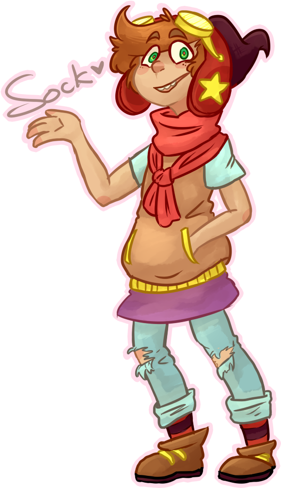 Sock Welcome To Hell Speedpaint By Thevoidedpit - Cartoon (700x1100)