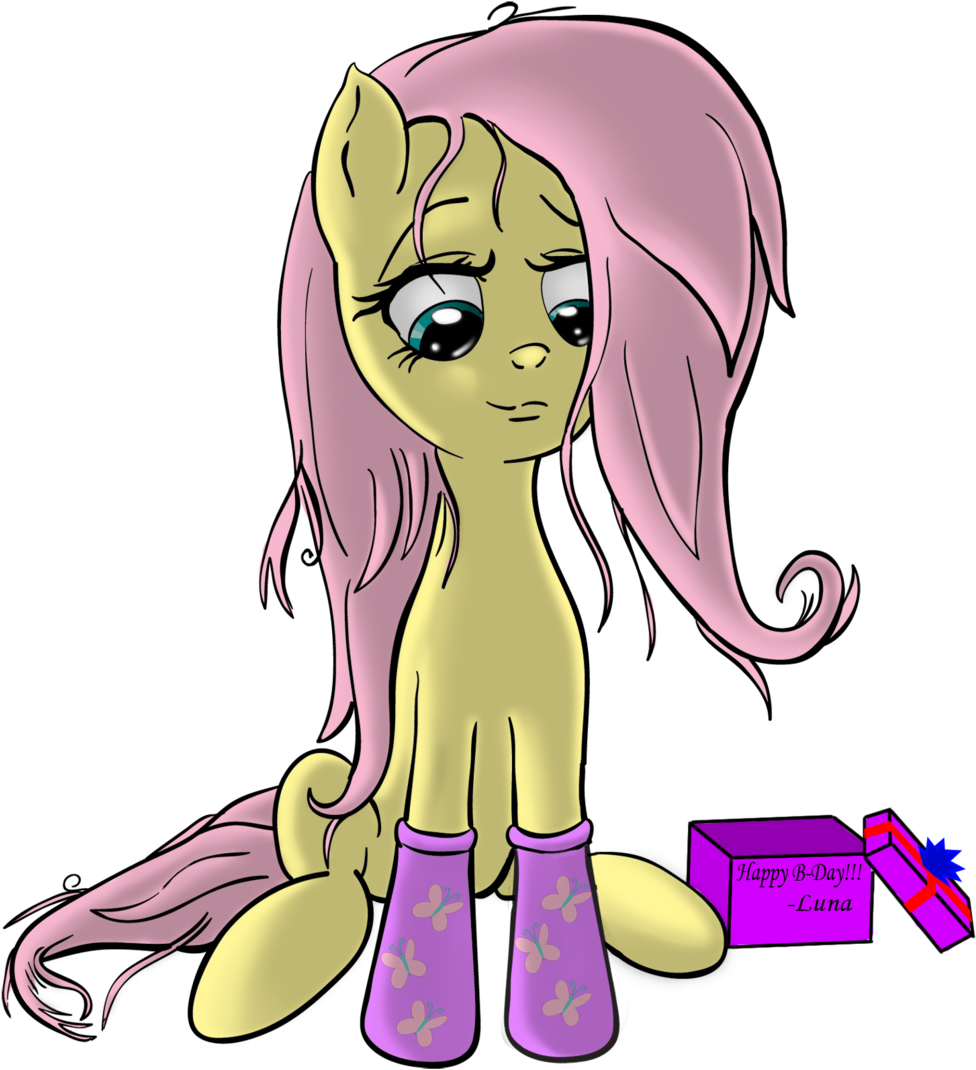 Fluttershy In Socks By Hereticofdune Fluttershy In - Fluttershy Socks (1024x1209)