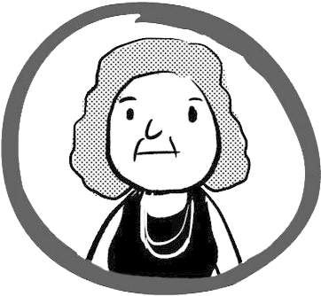 Head-maria Olga - Cartoon (409x362)