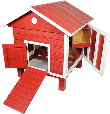 Free Range Chicken House - Farm (600x396)
