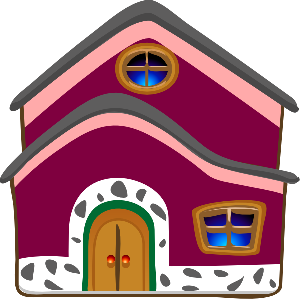 Grandma's House Clipart (600x598)