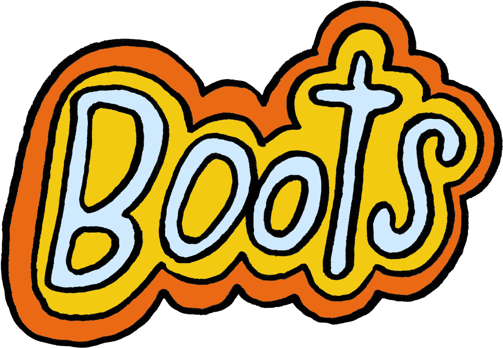 Cartoon Boots - (1843x1355) Png Clipart Download