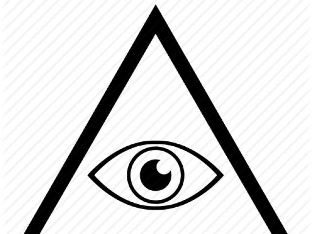 Illuminati Clipart Png - Triangle (640x480)