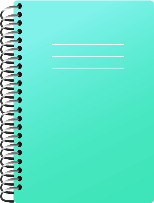 School Notebook Png Clipart Picture - Notebook Png (548x704)