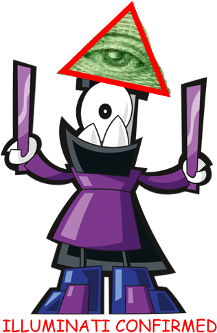 Illuminati Confirmed - Mixels Purple (387x499)