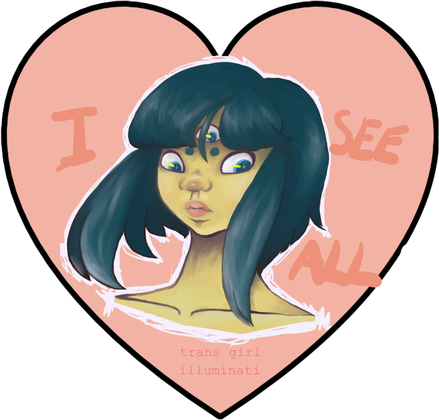 Trans Girl Illuminati By Xenoboi Trans Girl Illuminati - Moon Eyes (1024x890)