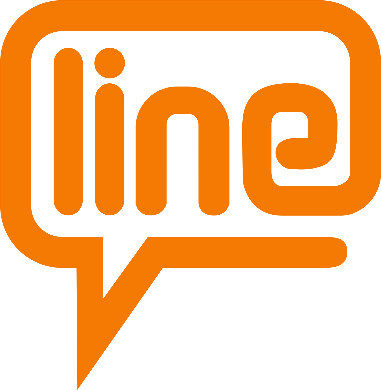Line Logo Png - Line Tv (1470x1506)