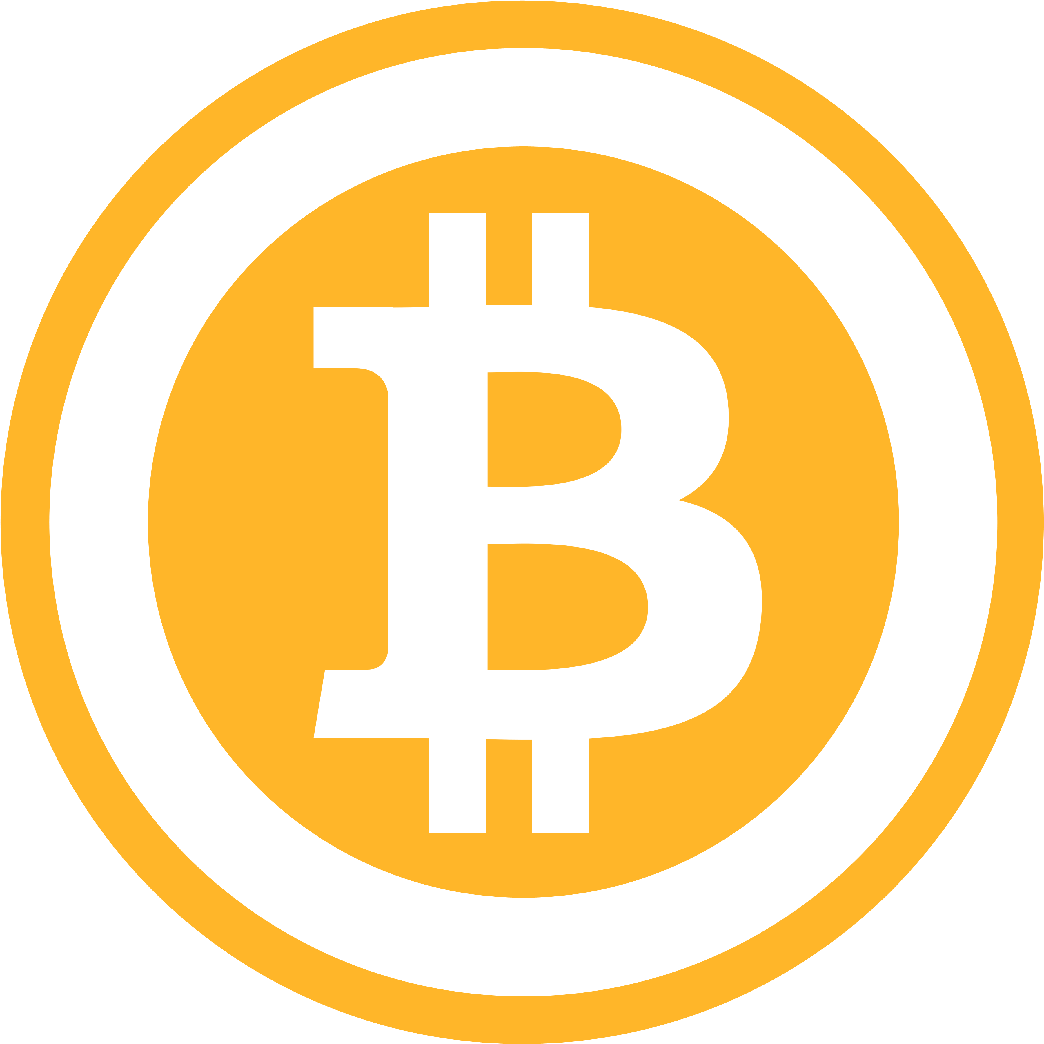 Bitcoin Png - Bitcoin Logo Standard 20x26 Inch Size Poly Cotton Pillow (4096x4096)