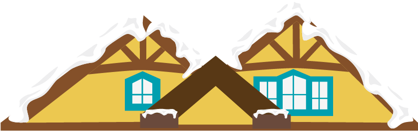 Snow Roof Euclidean Vector - Triangle (852x539)