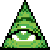 Illuminati Pixel Art (600x600)