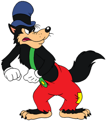 Resultado De Imagem Para Lobo Mau Desenhos - Big Bad Wolf Cartoon (349x400)