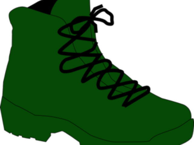 Shoe Clipart Soldier - Hiking Boot Hoodies & Sweatshirts (640x480)
