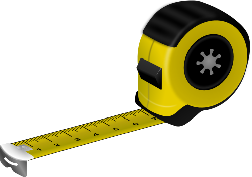 Clipart Info - Tape Measure Clip Art (500x351)