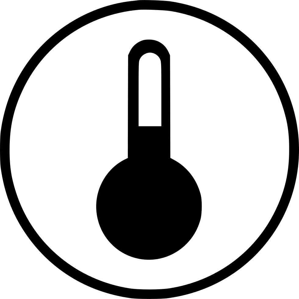 Temperature Measure Weather Round Function Comments - Circle (980x980)