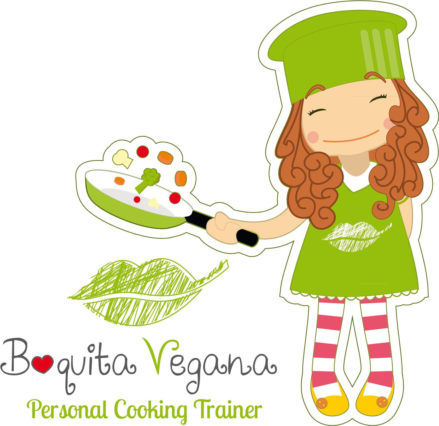 Logo, Identidad Corporativa, Cocina, Vegana - Cartoon (2362x2362)