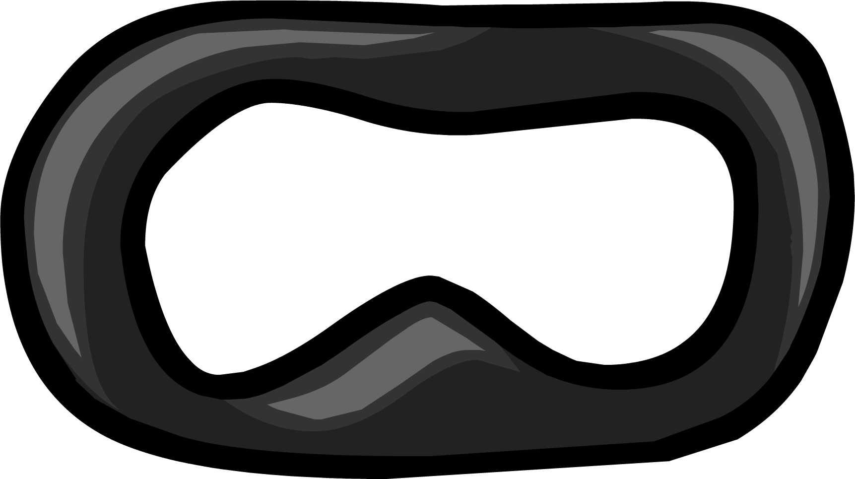 Mask - Club Penguin Black Mask (1723x965)