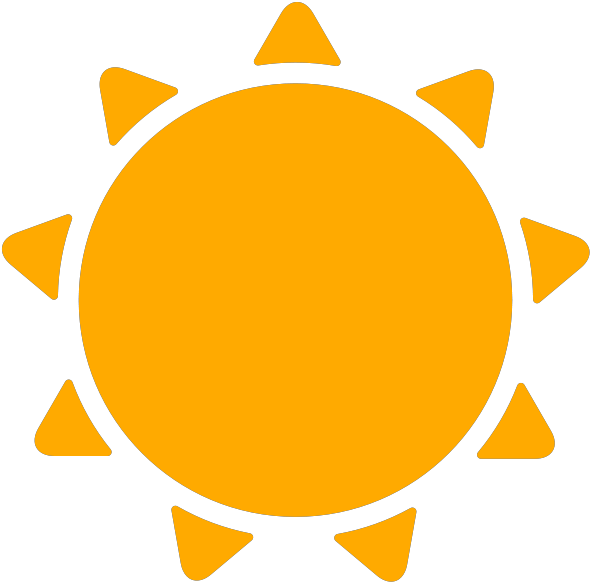 Public Domain Icons - Simple Weather Icons Sunny (600x600)