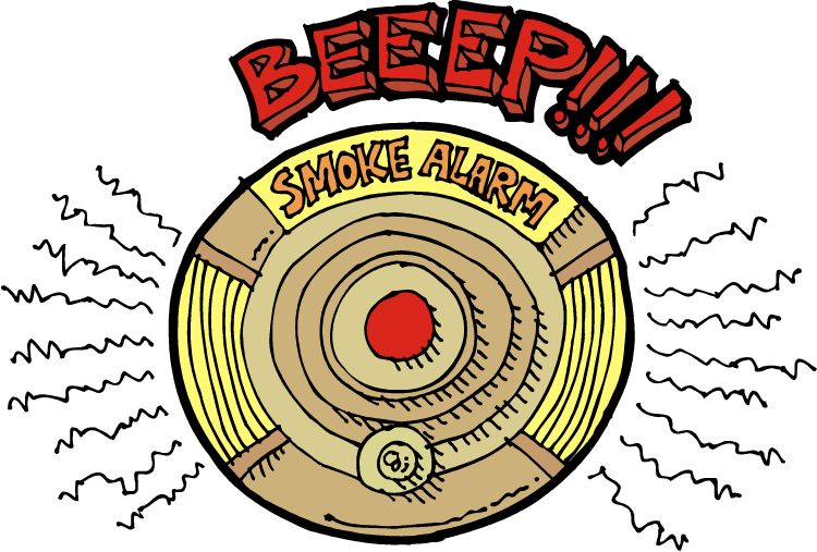 Smoke Detector Clipart (750x507)