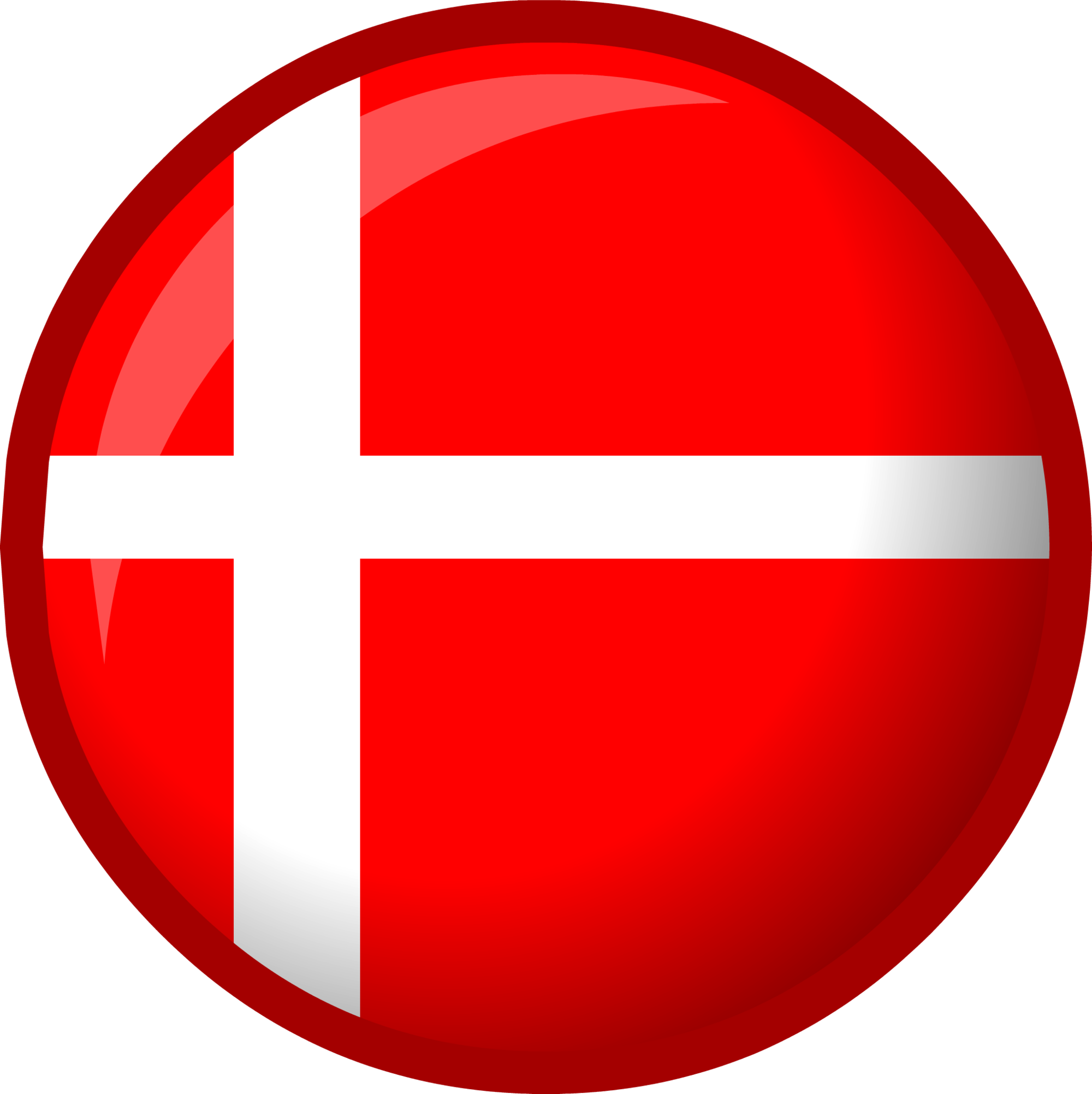 Flag Of Denmark Danish Map Islamic Flags - Denmark Flag Circle Png (2000x2004)