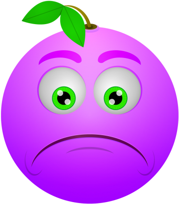Illustrations,free Images, - Sad Berry (500x500)