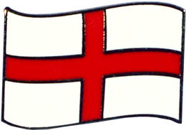 Flag Of England - Saint George's Cross (595x595)