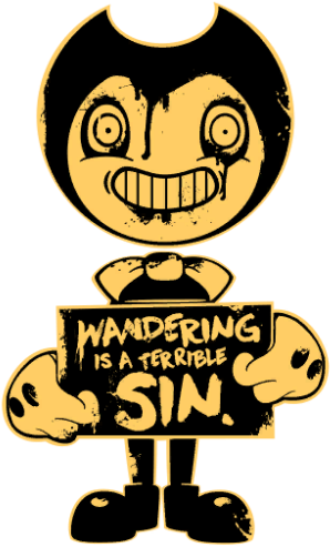 Seems Like A Great Opportunity To Post An Edit Of An - Bendy And The Ink Machine Wandering (327x525)