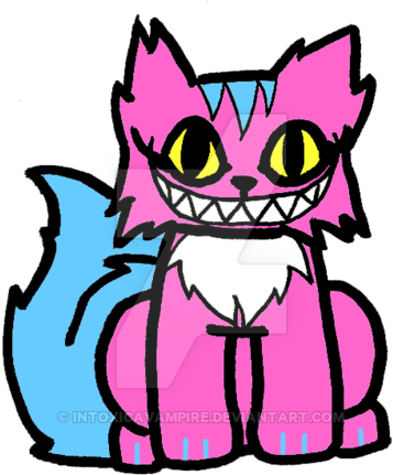 Tokidoki Cheshire Cat By Intoxicavampire - Tokidoki Cheshire Cat By Intoxicavampire (400x455)