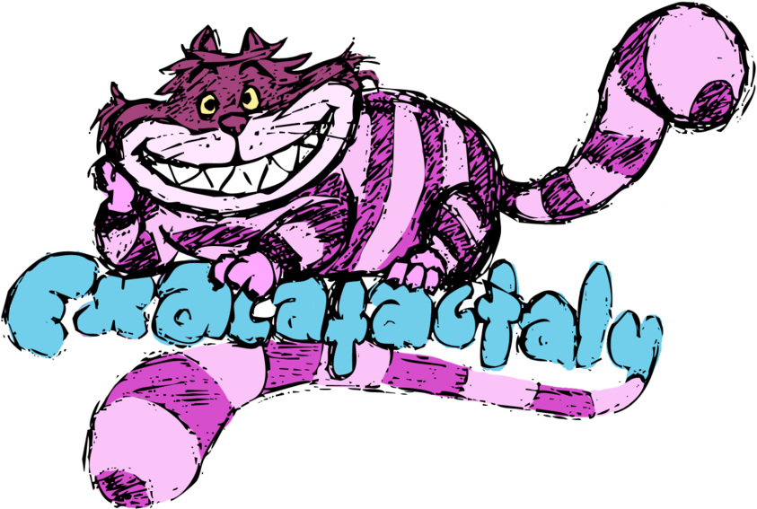 Exacatactaly Cheshire Cat By Xxwingsxonxvenxx - Cartoon (900x619)