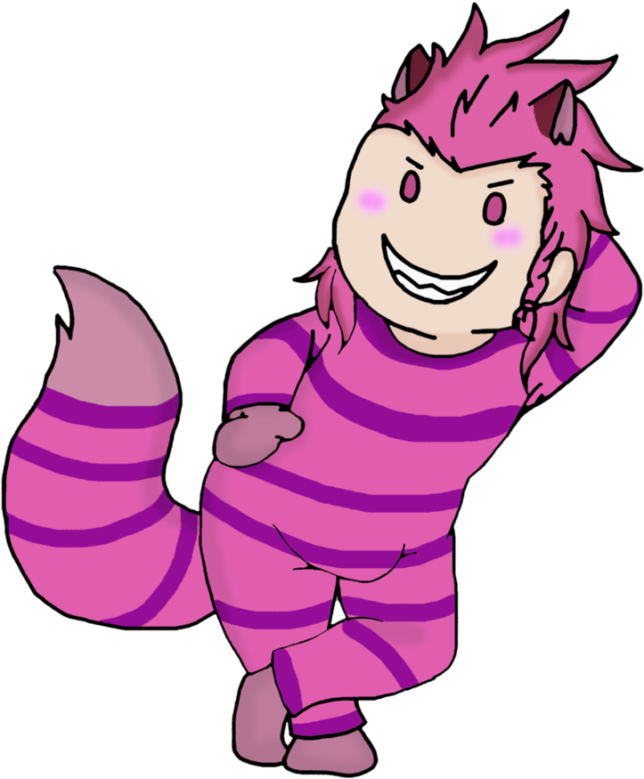 Souda The Cheshire Cat By Akaifenneku - Cartoon (855x934)