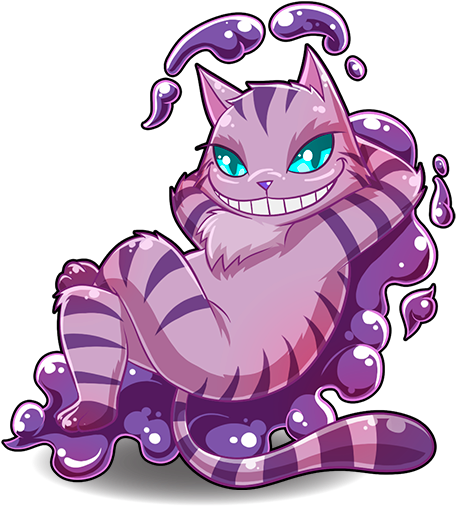978 Shadow Cheshire Cat C Bmg - Illustration (512x512)