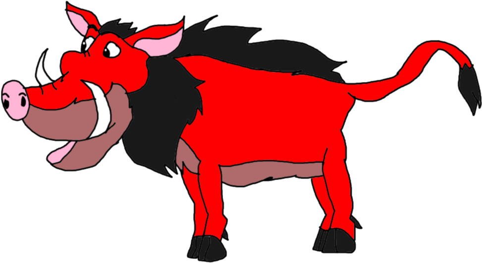 Random Wild Pig By Kallytoonsstudios - Cartoon (1024x604)