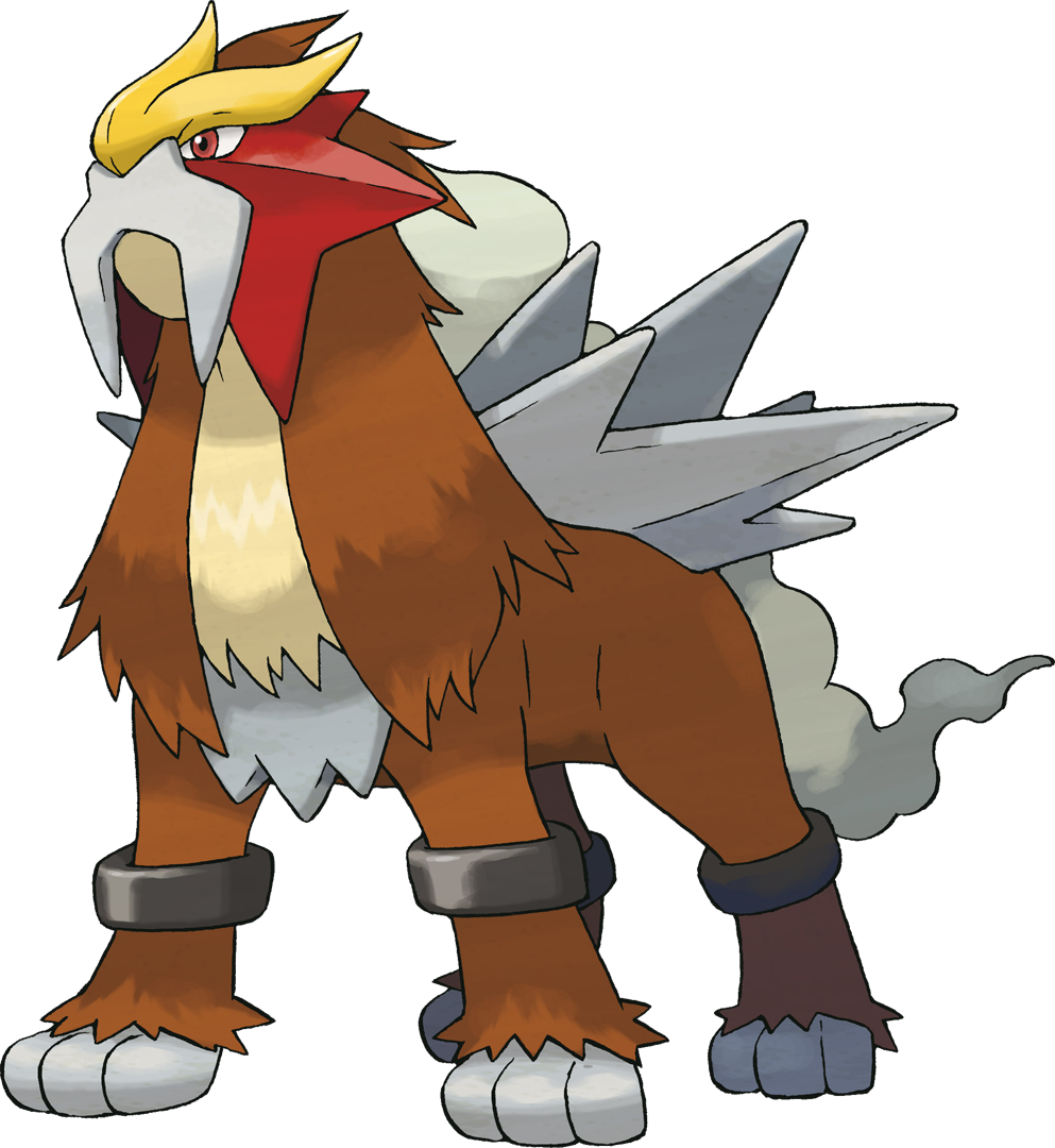 I Keep Running Away From Home - Entei Pokemon Png (993x1080)